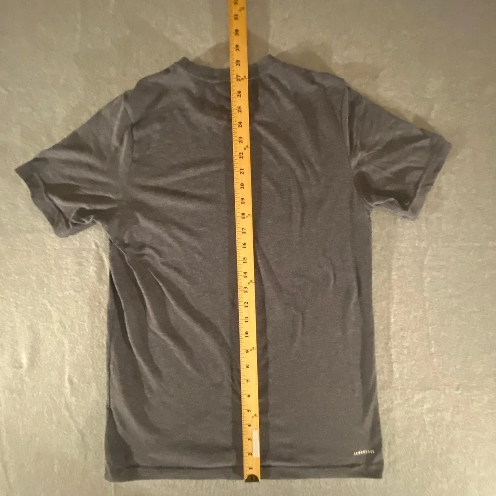 Adidas Aeroready Primegreen Training Tee Gray Heather HN8846 Mens Small